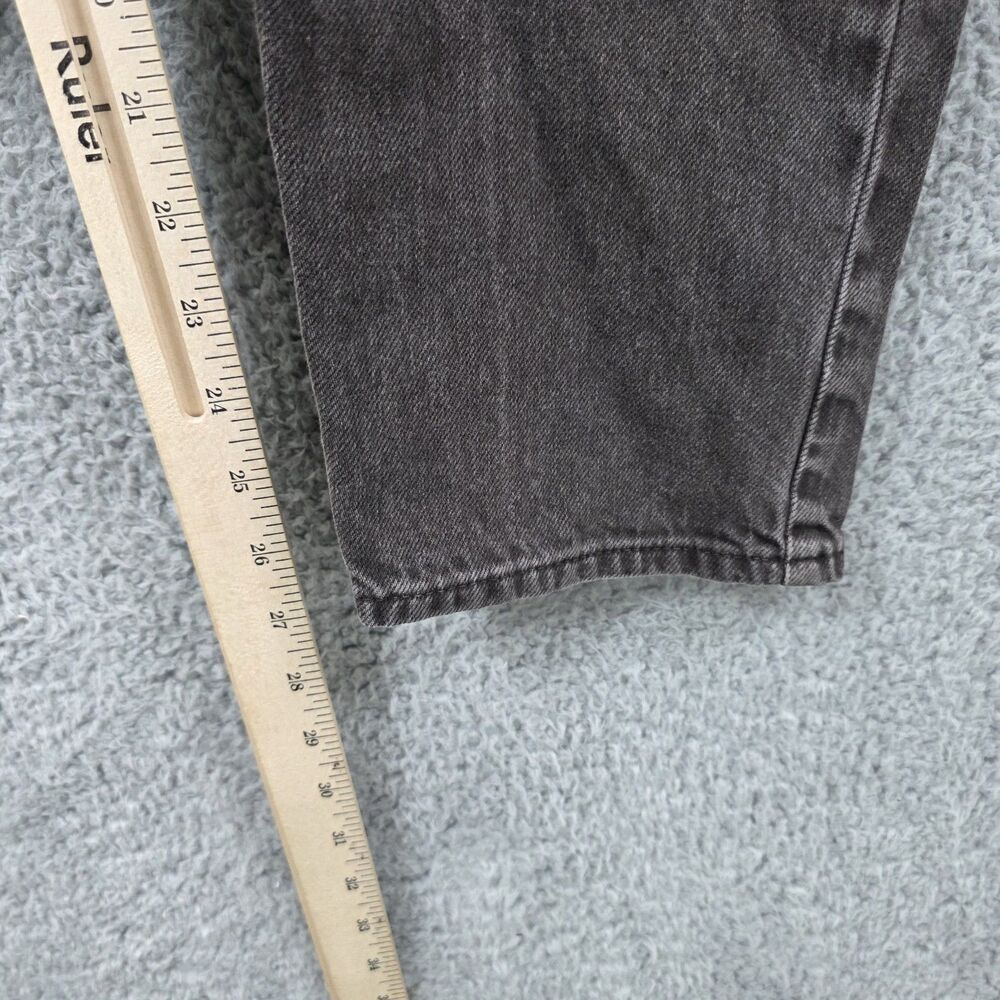 Good American Jeans Womens 4/27 Gray Good Curve Straight High Rise 27 Inseam - Picture 10 of 12